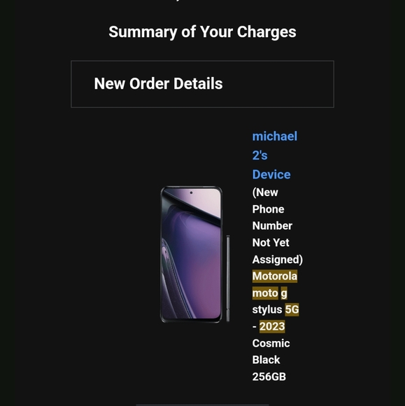 Motorola 5g 2023 w/stylus pen 256gb - Picture 4 of 4